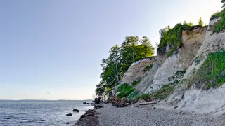 Cretaceous rocks with sea