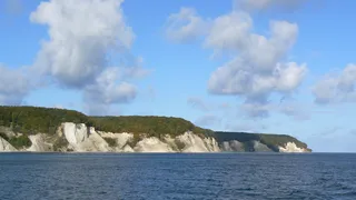 Cretaceous rocks with sea