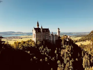 Neuschwanstein Castle. At Camping Bannwaldsee you can take a great trip to the castle.